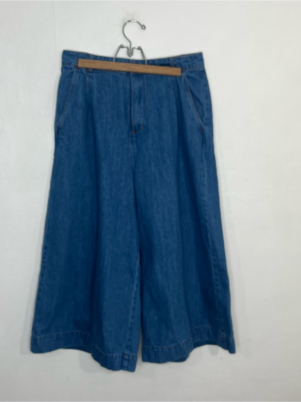 ModCloth X Princess Highway Crop Wide Leg Denim Jeans Suze 12